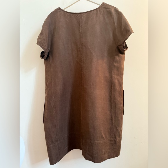 JJill Silk and Linen Dress short sleeve with pockets - XLP - Picture 2 of 11